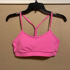 Lululemon Barbie pink sports bra